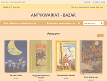 Tablet Screenshot of antykwariat-bazar.pl